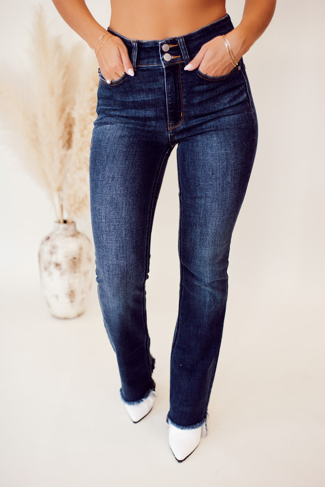 Aurelia High Rise Vintage Bootcut Jeans