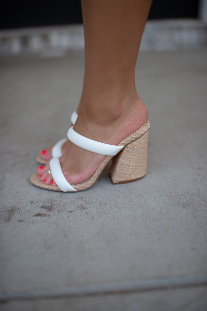 30A Gardenia Heels (White)