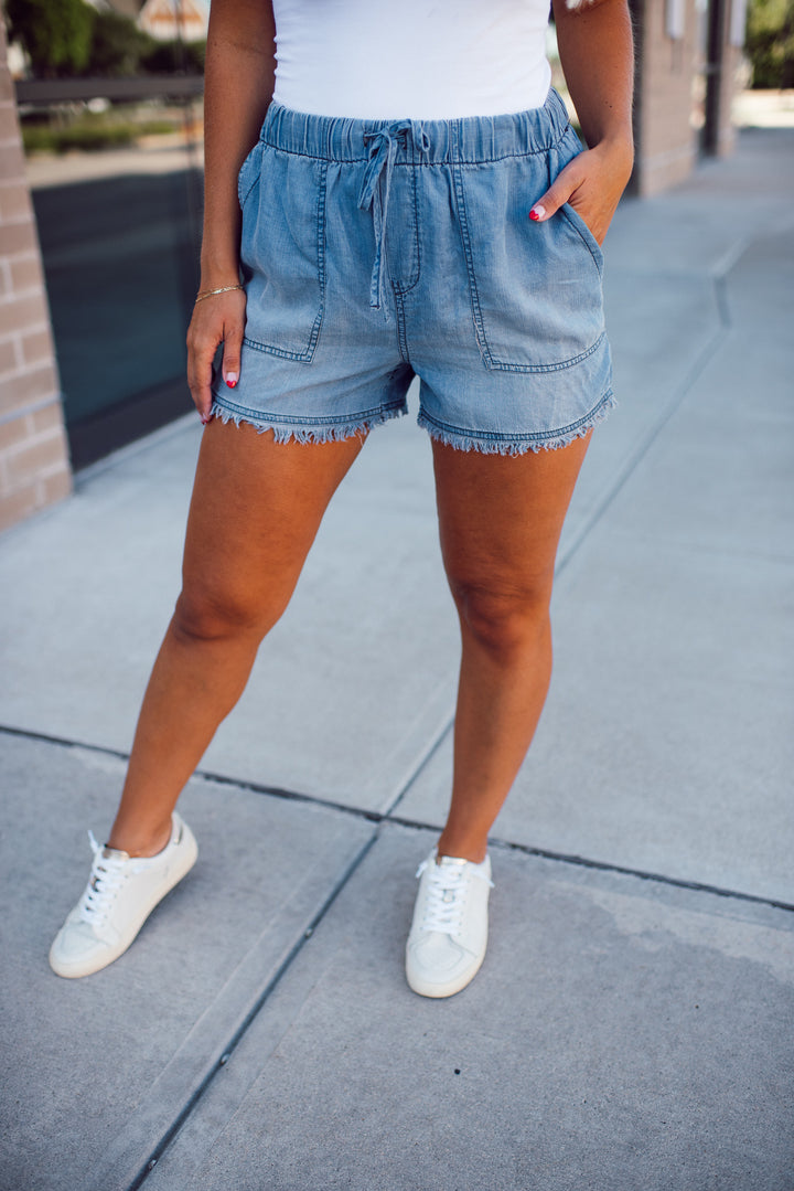 30A Palm Springs Woven Shorts (Denim)