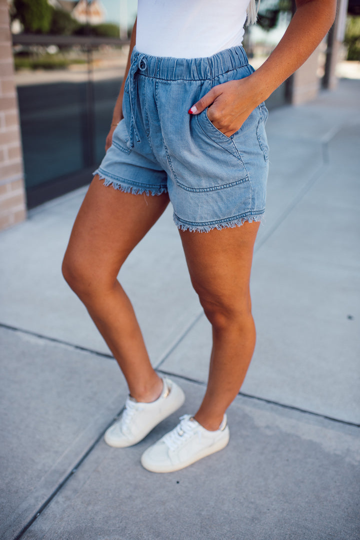 30A Palm Springs Woven Shorts (Denim)