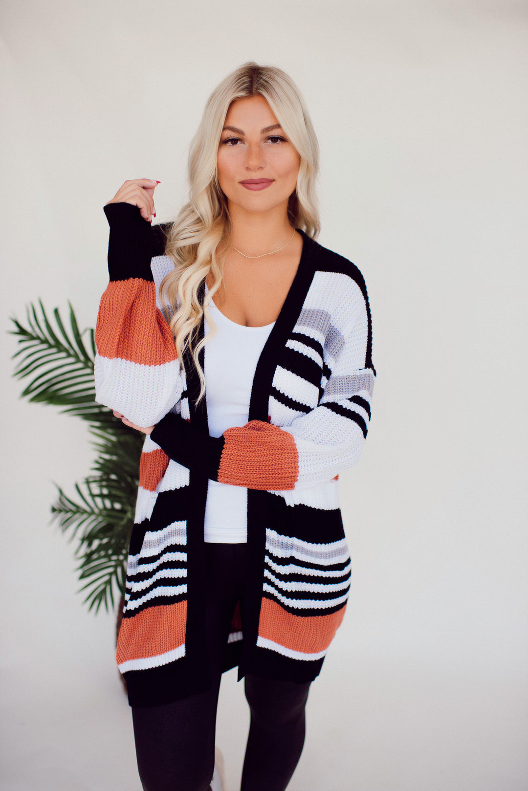 Cozy Times Striped Cardigan