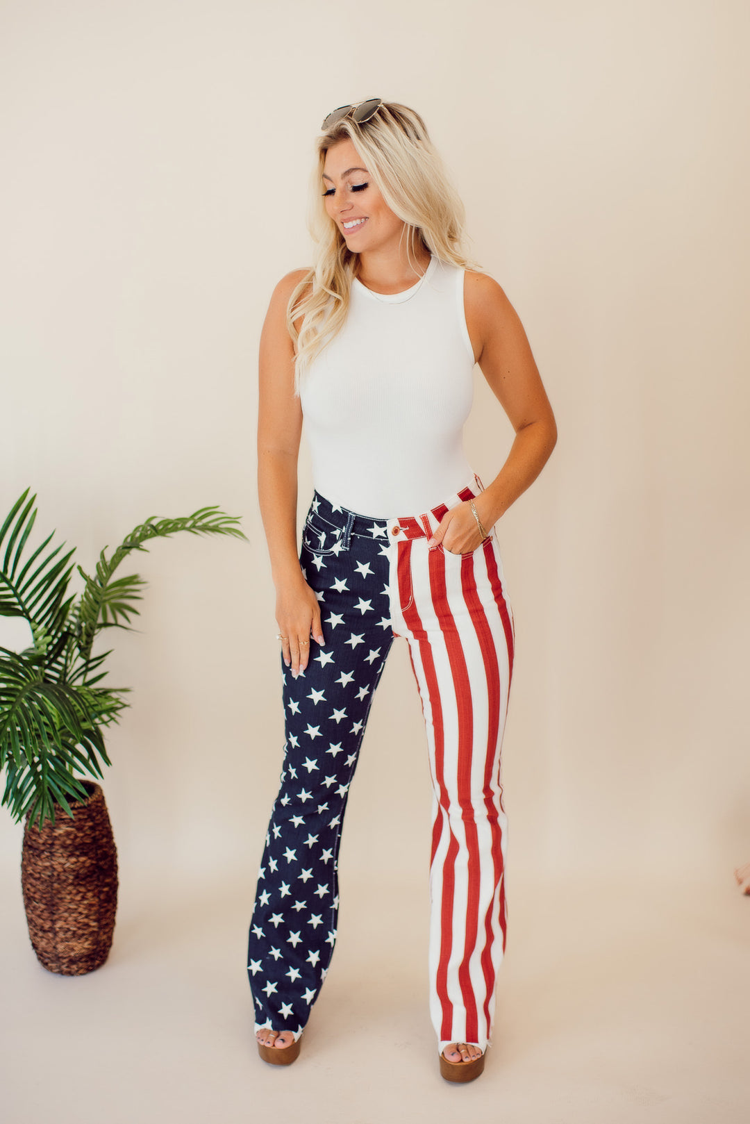 Judy Blue All American Girl Flares