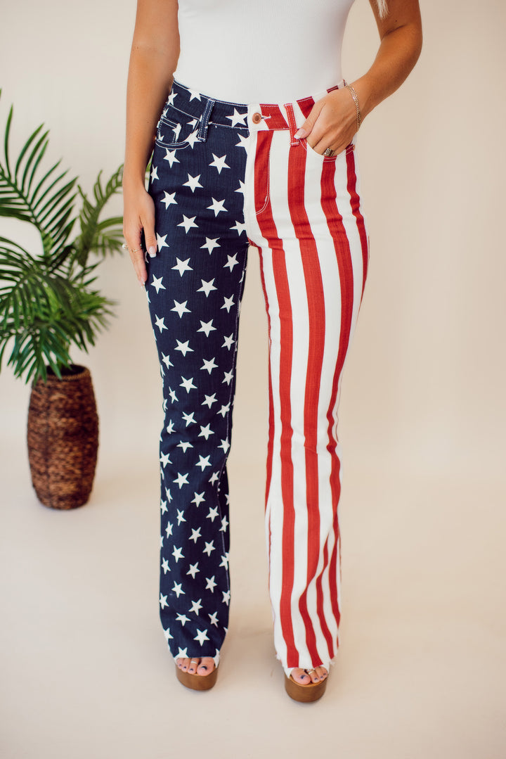 Judy Blue All American Girl Flares