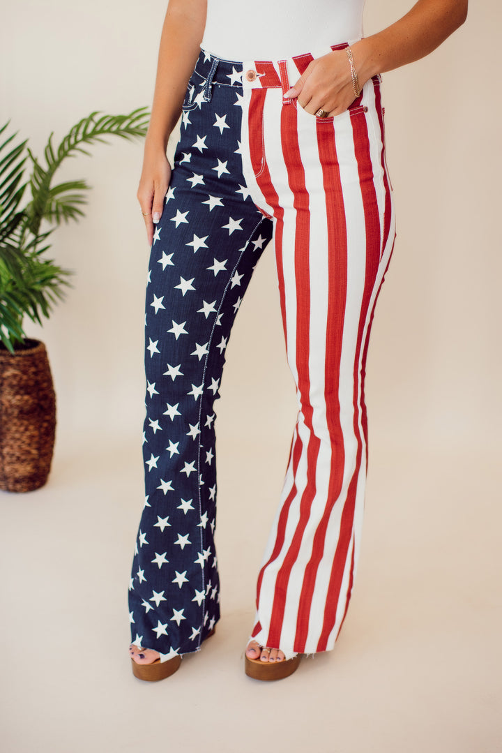 Judy Blue All American Girl Flares