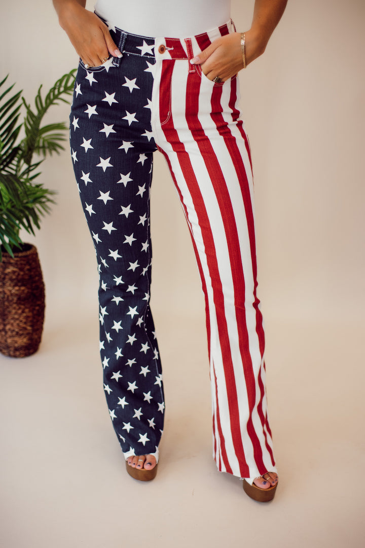 Judy Blue All American Girl Flares