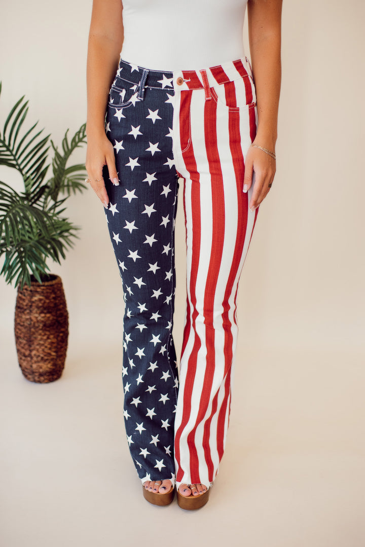 Judy Blue All American Girl Flares