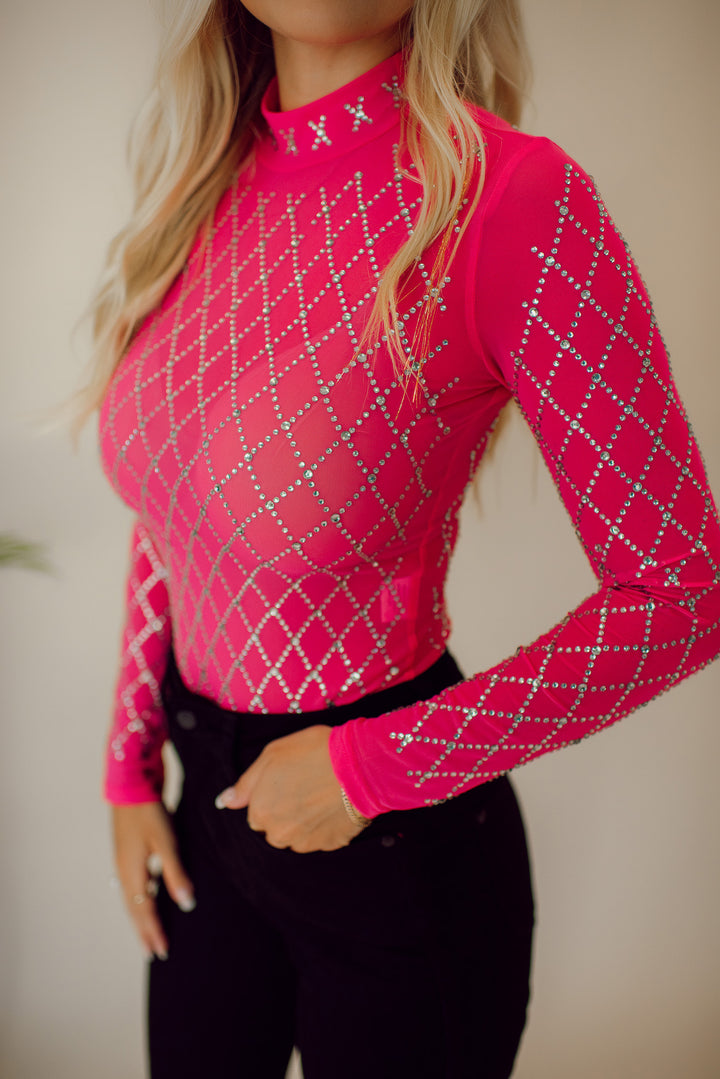 Raya Bodysuit (Hot Pink)