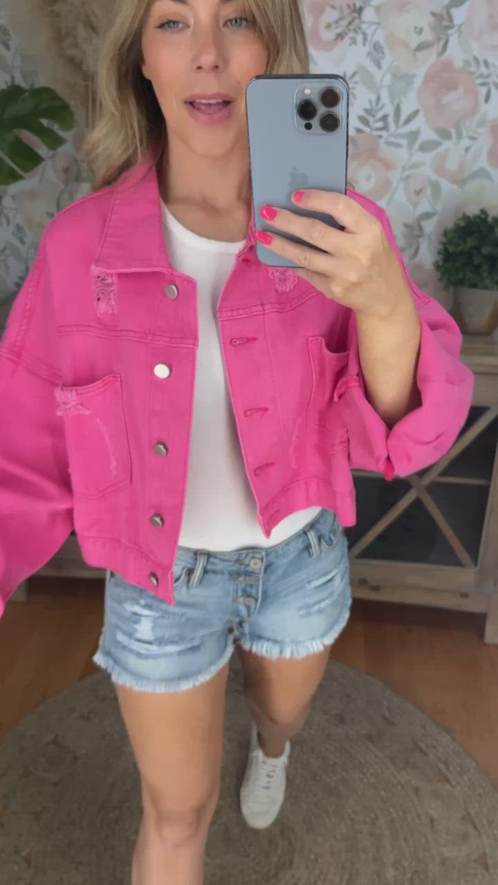 Barbie Chic Jacket (Hot Pink)