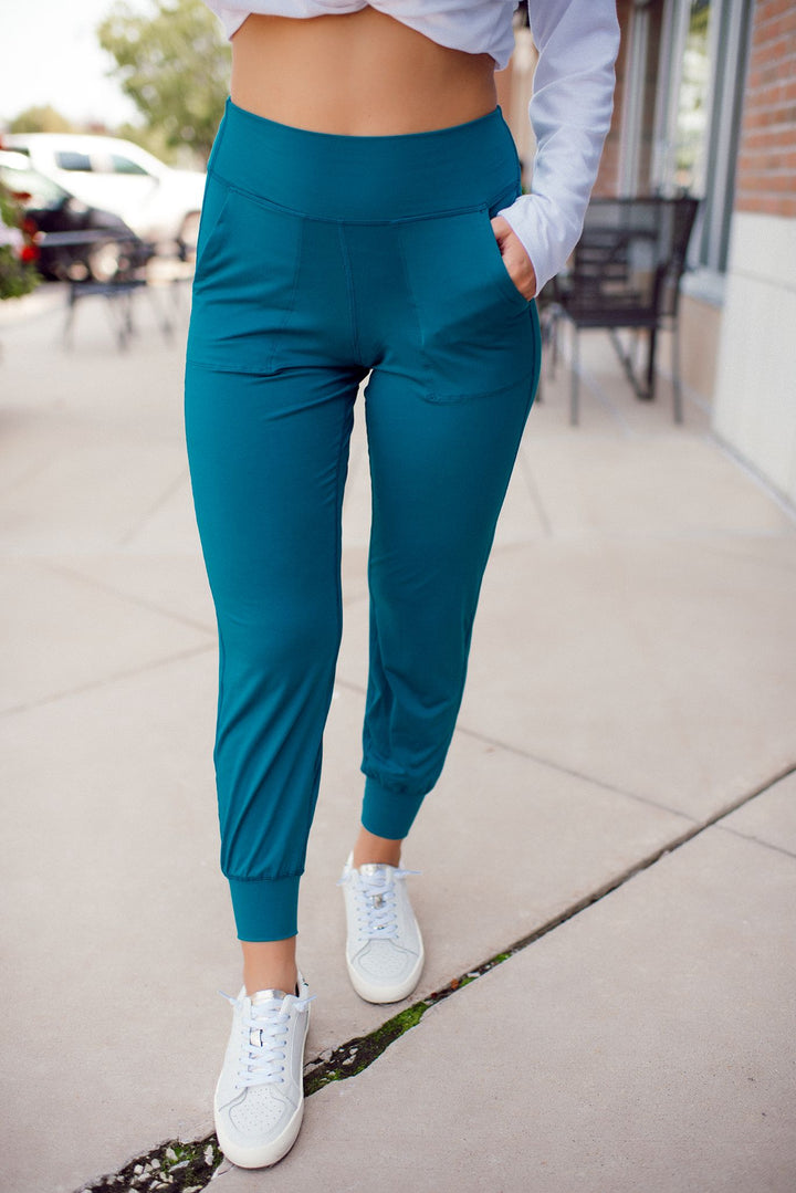 The Core Flex Joggers (Teal)