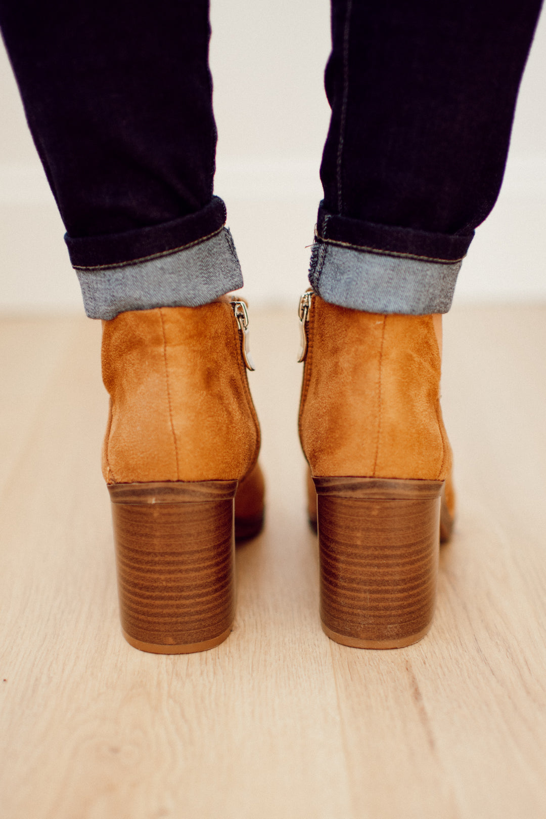 Scarlett Ankle Booties (Tan)