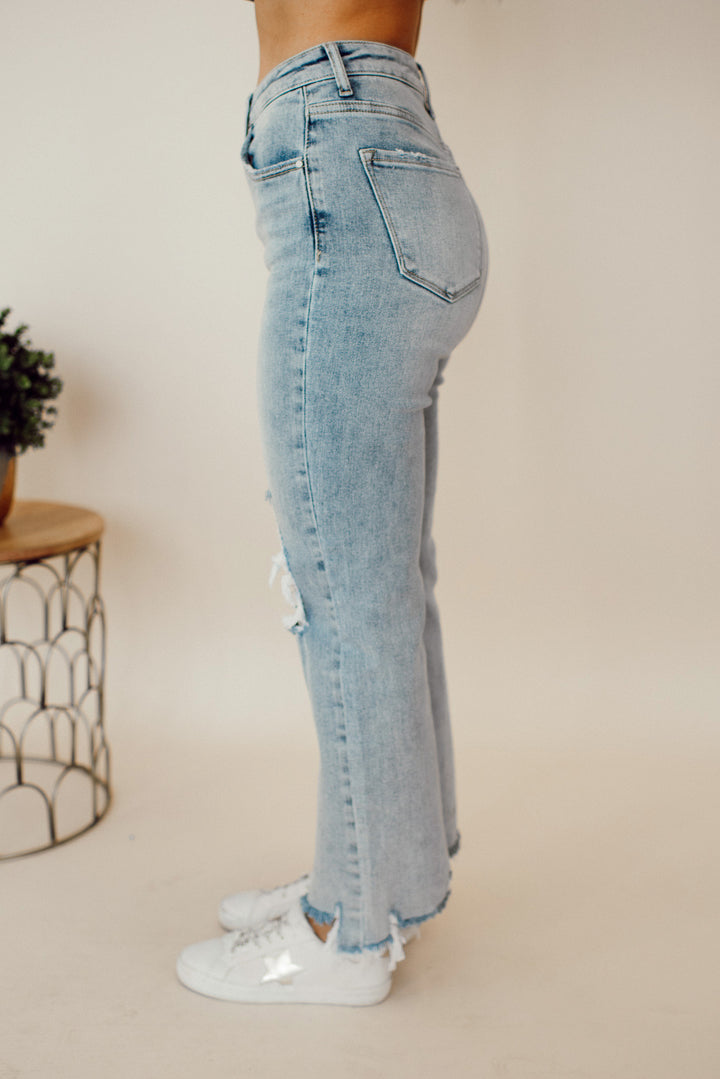 Risen Owyn High Rise Crop Jeans