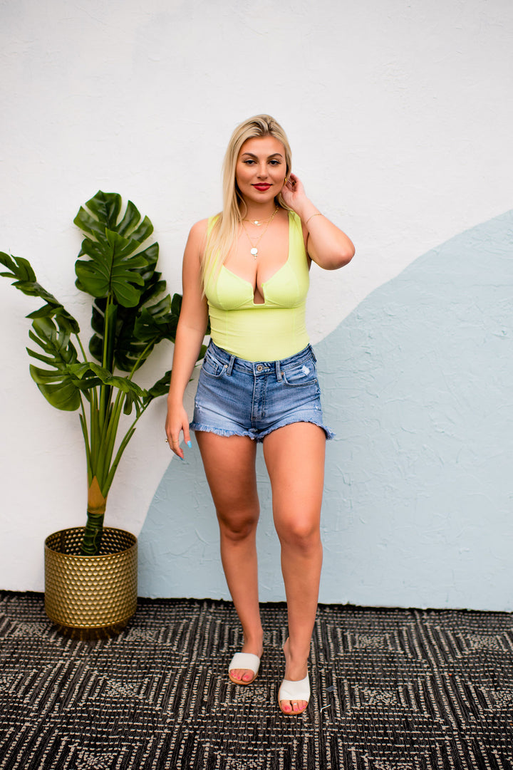 The Kiwi Bodysuit (Lime)