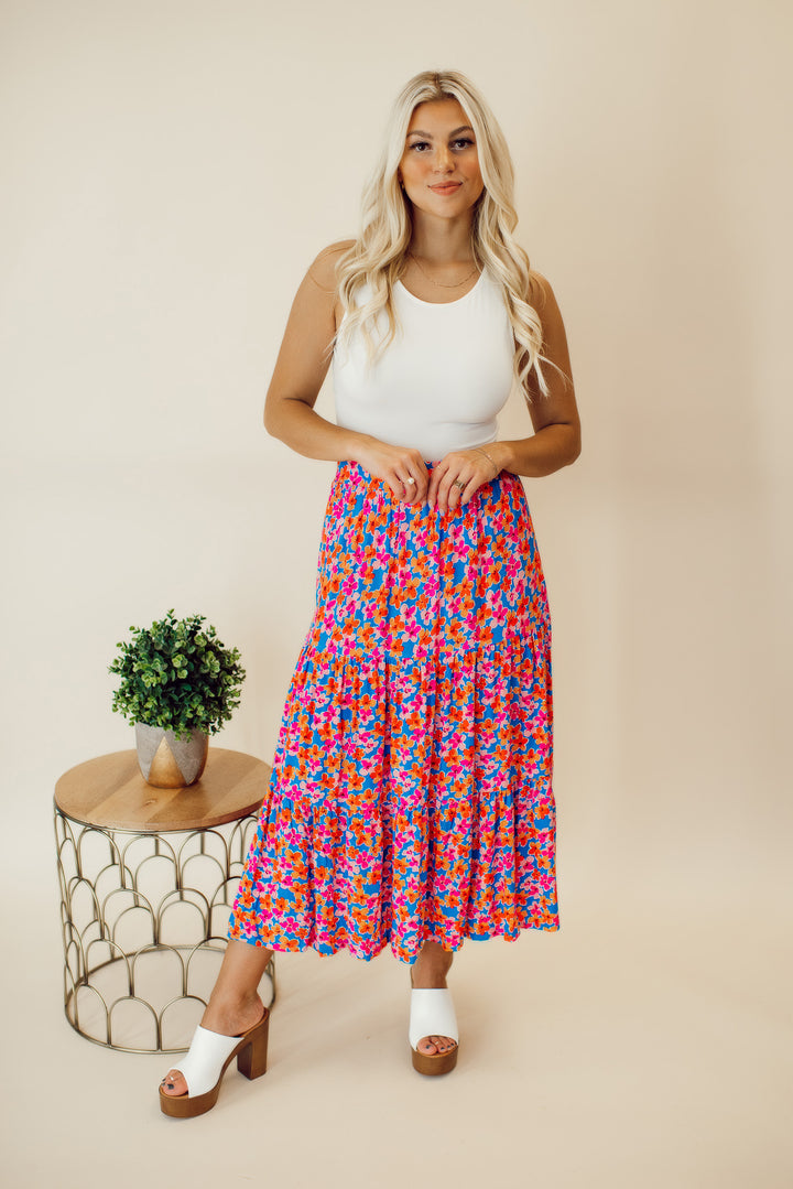 Favorite Parts of Summer Skirt(Pink Floral)