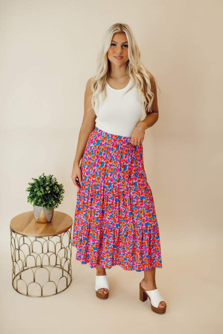 Favorite Parts of Summer Skirt(Pink Floral)