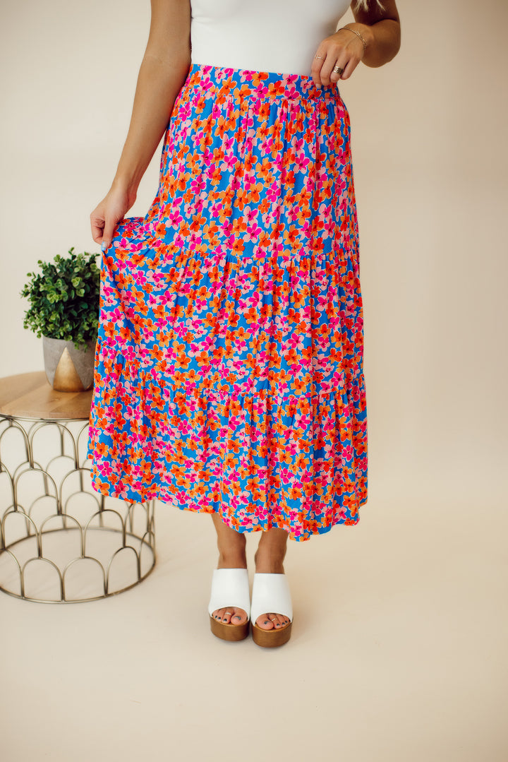 Favorite Parts of Summer Skirt(Pink Floral)