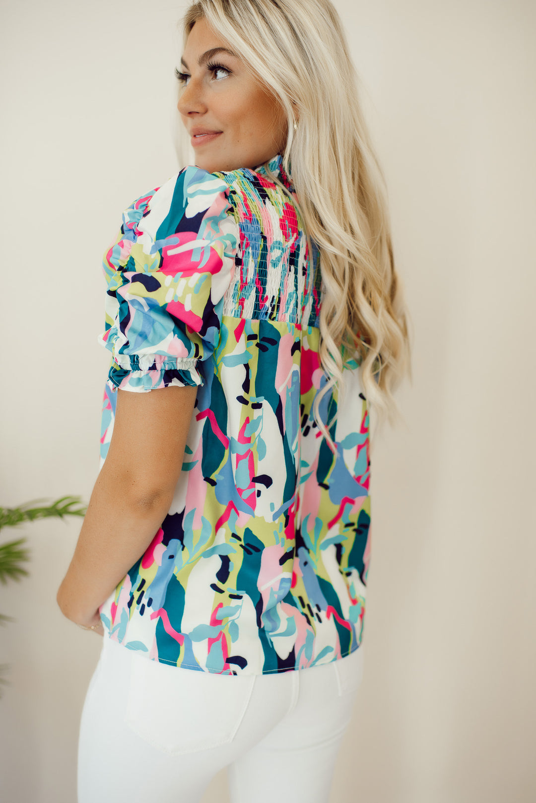 [THML] Paradise Print Top