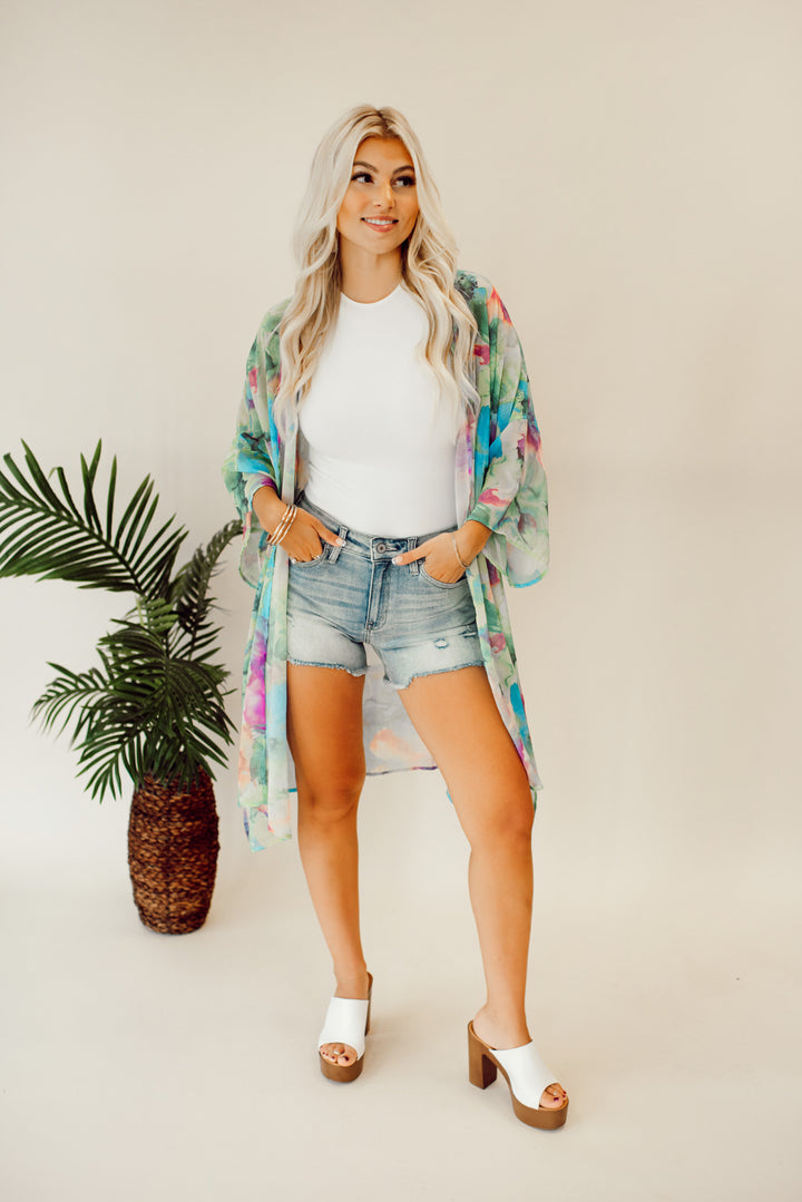 Floral Blooms Kimono