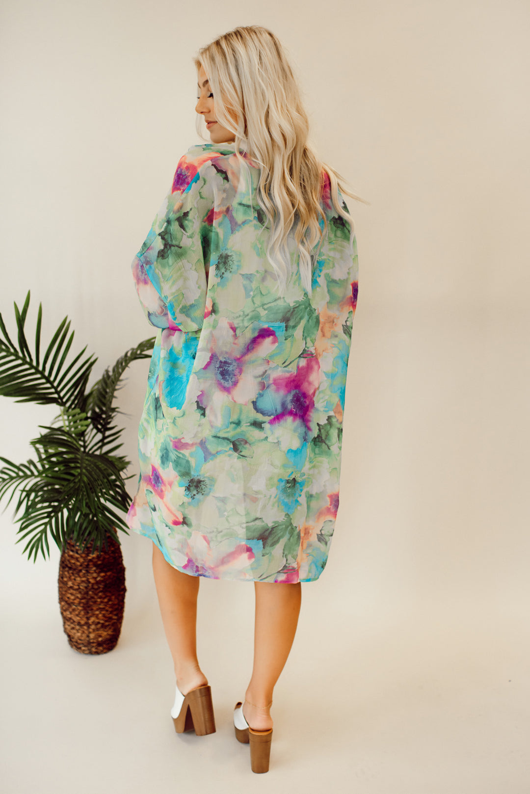 Floral Blooms Kimono