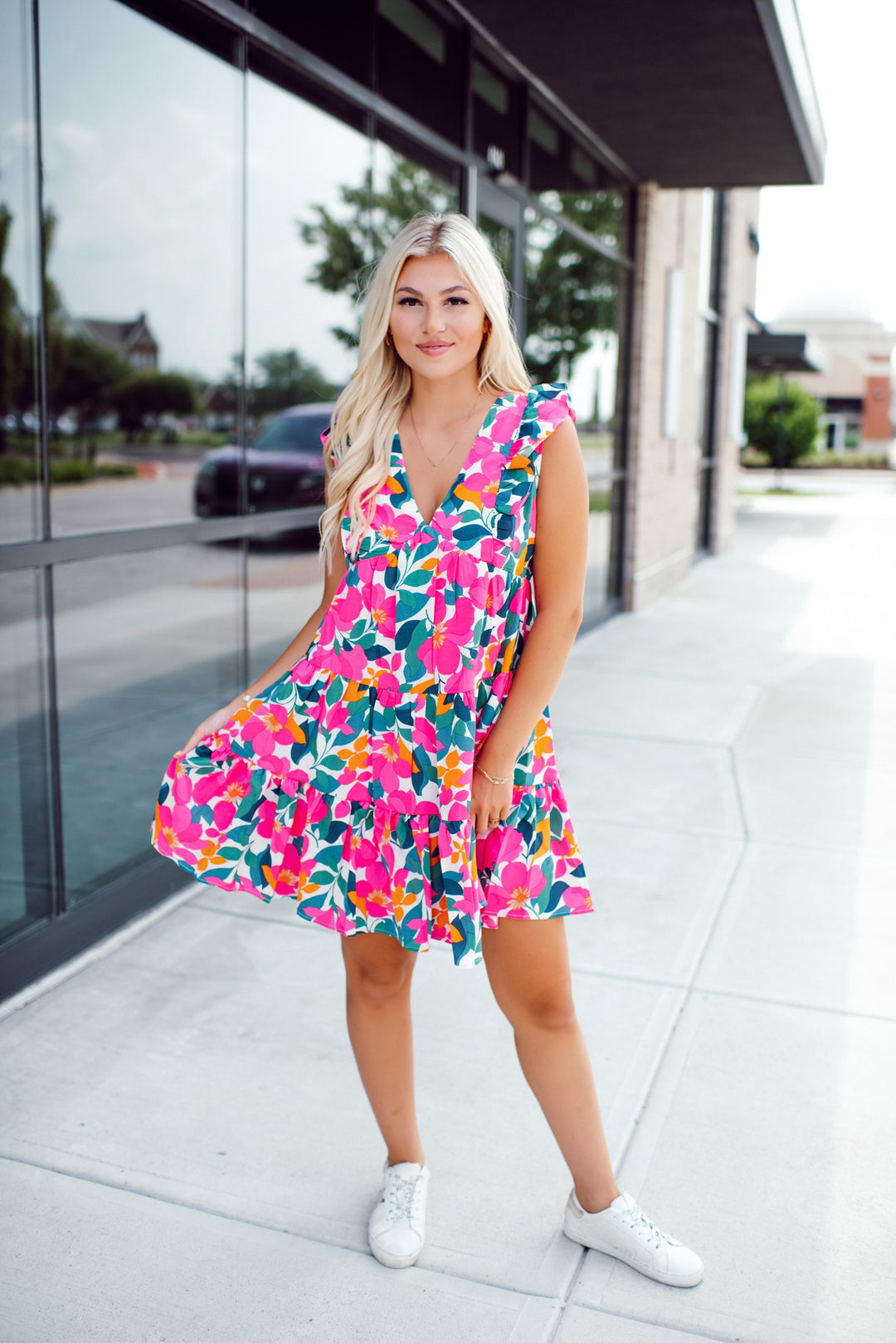 Gardens in Time Dress (Floral Multicolor)