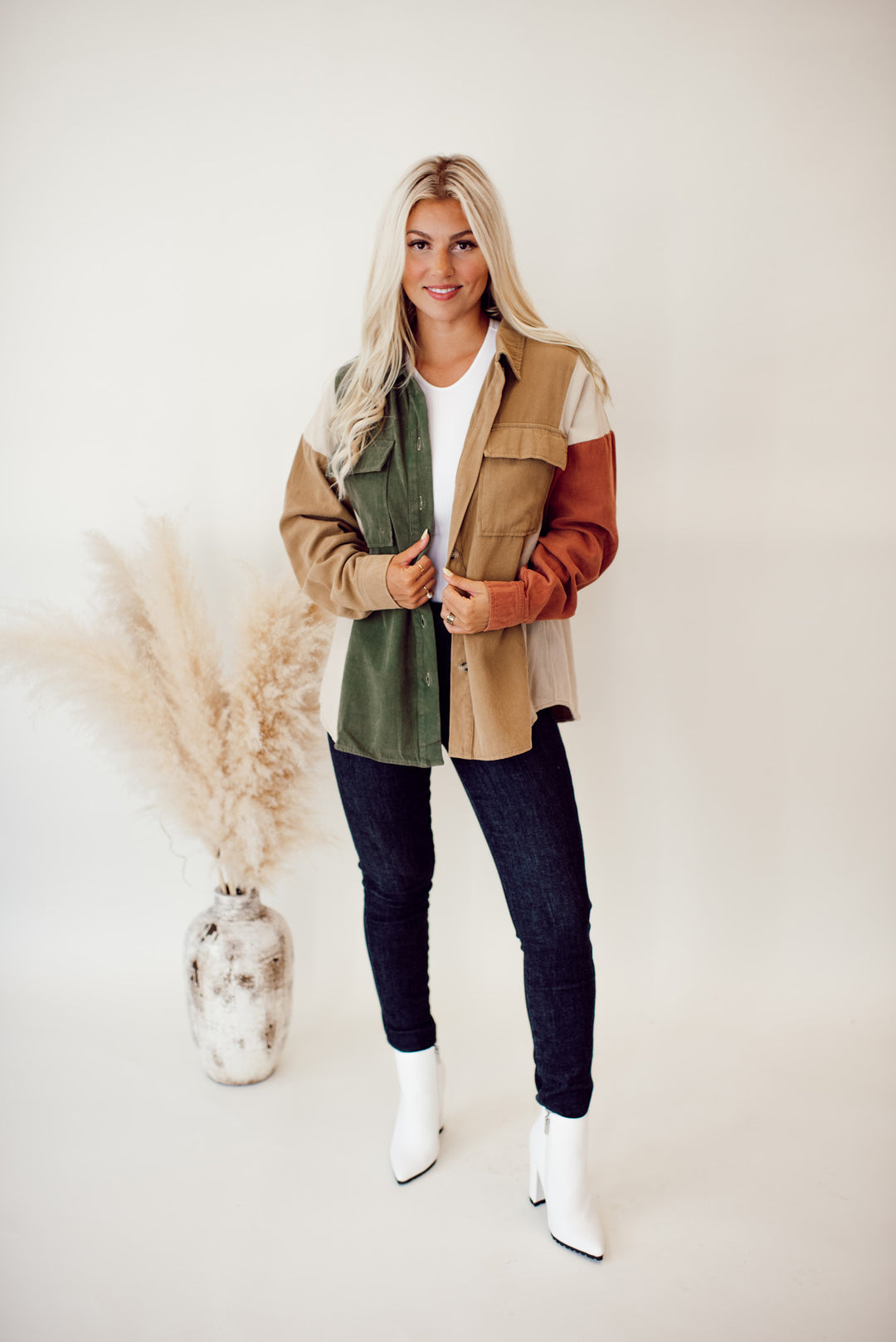 Maple Colorblock Jacket (Hunter Green Multi)