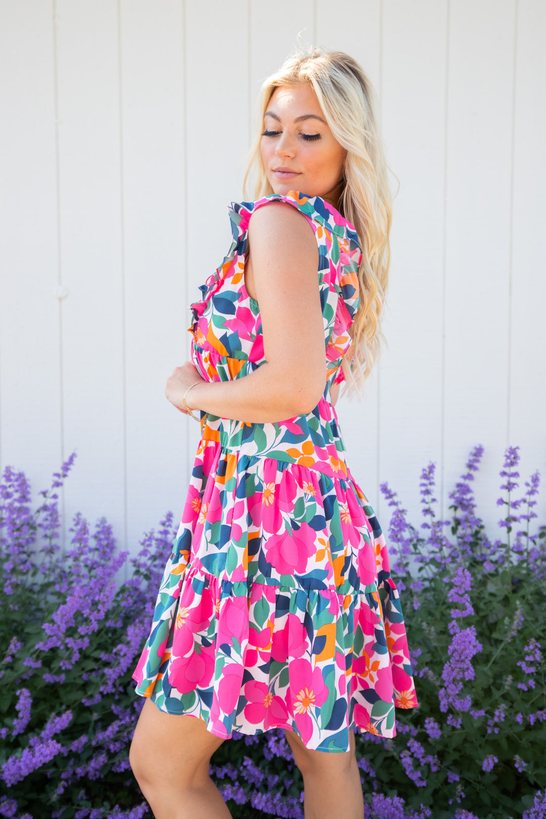 Gardens in Time Dress (Floral Multicolor)