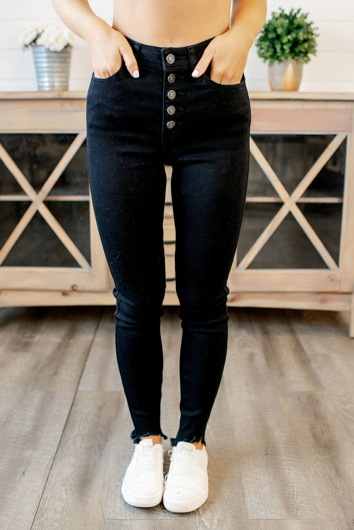 KanCan Ophelia Black Skinnies