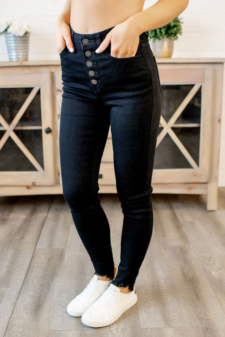 KanCan Ophelia Black Skinnies