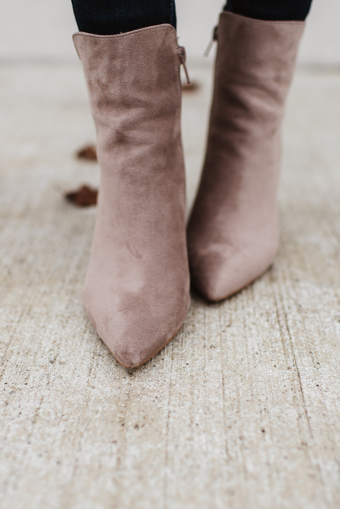 Vivienne Booties (Taupe)