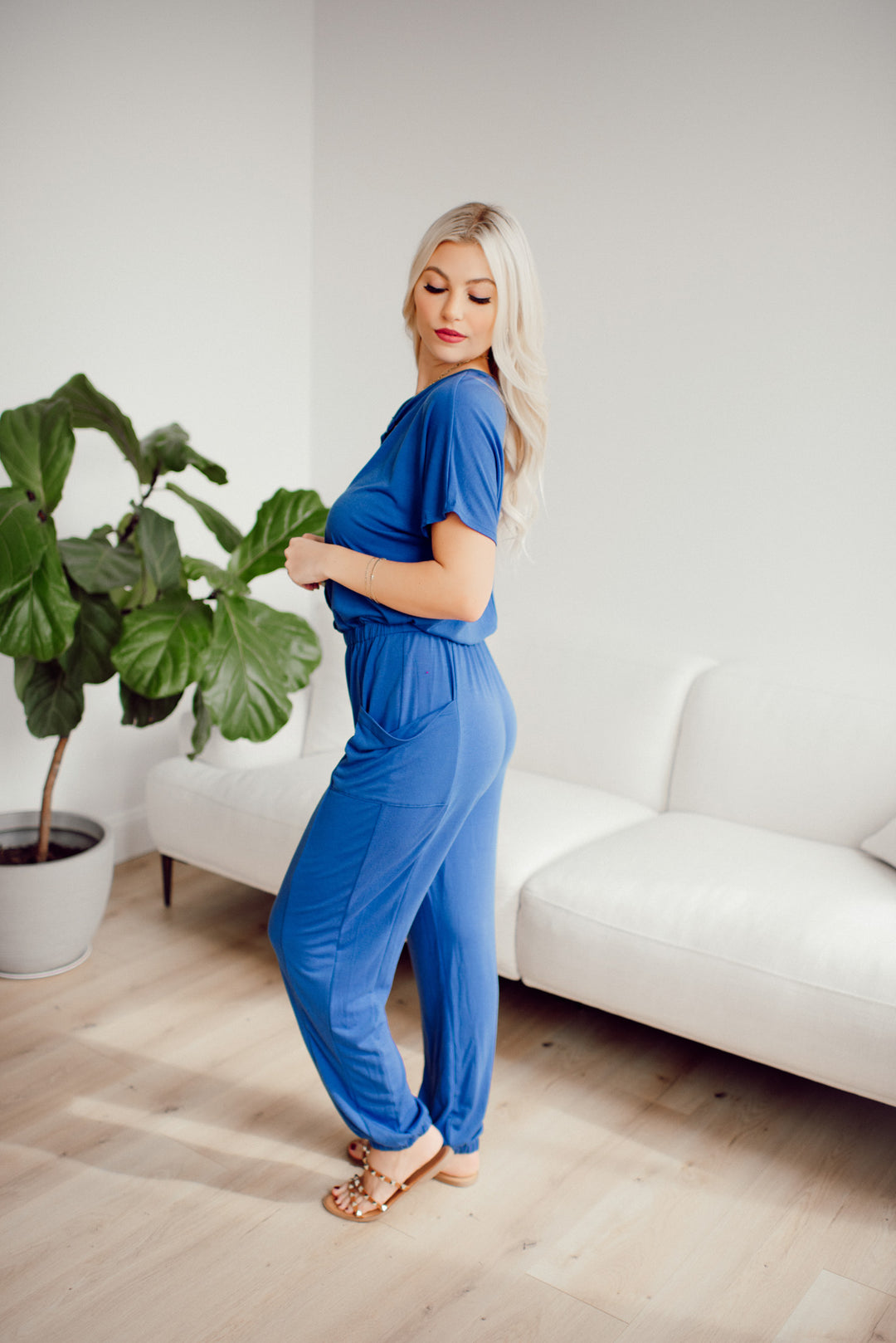 Hit The Target Jumpsuit (Blue)