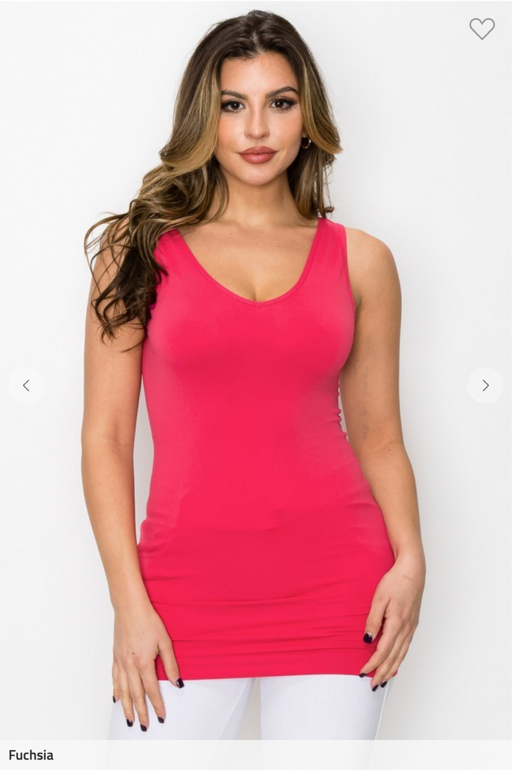 Reversible Seamless Tanks (Multiple Colors)